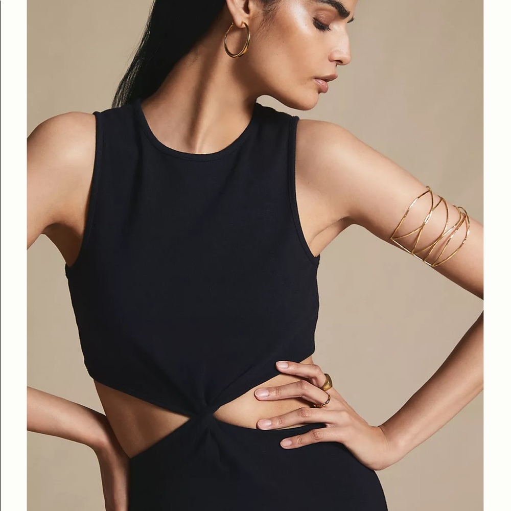 Anthropologie Sundry Cutout Midi Dress